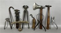 Vintage & Antique Primitive Tools Lot
