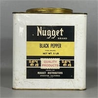 Vintage Nugget Black Pepper 5LB Tin