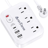 New Power Strip Surge Protector with USB