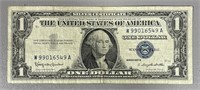 1957B Blue Seal Silver Certificate Dollar