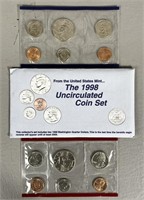 1998 Uncirculated US Mint Proof Set