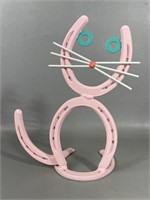 Pink Horseshoe Cat Decor