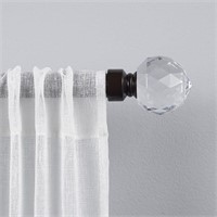 New  Exclusive Home Crystal Ball 1" Curtain Rod