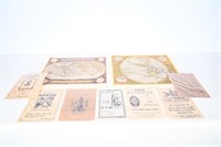 Vintage Ephemera - Maps, Advertisements