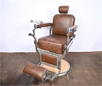 Antique Barber Chair All Original
