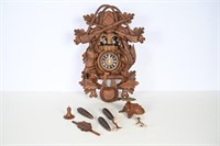 Vintage West Germany Black Forest Cuckoo Clock