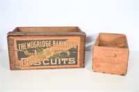 Antique Crates - Mugridge Baking Co, Dixon Bros.