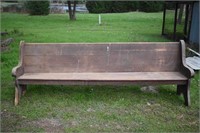 (6)  9 Ft Wooden Church Pews