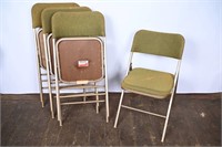 4 - Vintage Folding Chairs