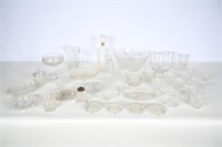 Vintage Crystal/ Glassware Serving, Honey Jar