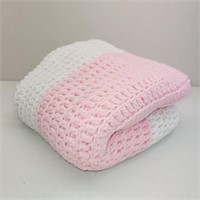 38"x42" Afghan Crochet Baby Blanket - Handmade