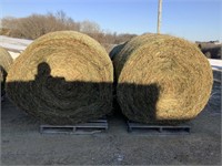 4 2nd Crop Round Bales Alfalfa Grass Mix Hay