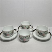 Limoges France Georges Boyer Porcelain Tea Cup Set