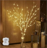 Evergreen LED Birch Branch with Batteries, Pack of