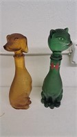Dog and cat decanters