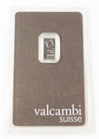 VALCAMBI SUISSE 1 GRAM 999.5 PLATINUM BAR SEALED