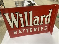 Willard Batteries DS Flange Sign