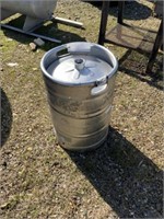 37) Busch beer keg