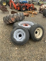 465) Two 9.25L-15 tractor tires