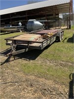 1506) 84"x22' flatbed trailer - BS ONLY