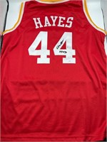 Elvin Hayes Signed Autographed Red Jersey JSA