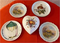 Q - LIMOGE & OTHERS HEART & COLLECTOR PLATES (S98)
