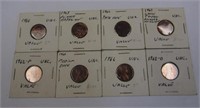8 Misc Collectible Lincoln Pennies