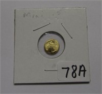 10k Gold Mini Coin