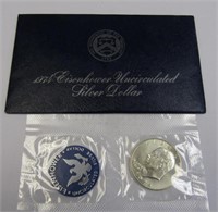 1974 Uncirculated Eisenhower 40% Silver Dollar