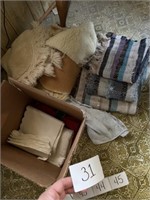 Rugs and misc linen