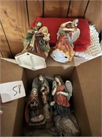Box of angels and figures