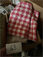 Box of  table cloths