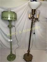 Four Lamps; Three Floor Lamps, One Table Lamp