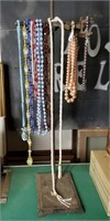 VINTAGE BEADED NECKLACES/BELT UPCYCLE! RE PUROPOSE
