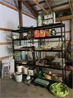 Shelving Units w/ Gardening Items
