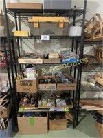 Five Shelf Wire Shelf w/ Tools