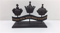 Crown Display Decor 10"x4”x8” Tall