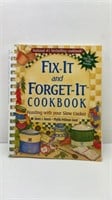Fix It and Forget It Cookbook