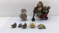 Bear Lot: Refrigerator Magnets Figurine and