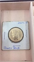 2009 P President James Polk Dollar Coin