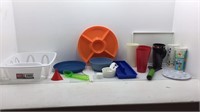 Miscellaneous Lot of Plastic Ware: Cups Ice