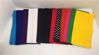13 Cloth Napkins Assorted Colors