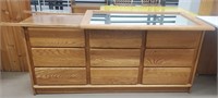 9- Drawer Solid Wood Dresser w/Mirror (READ BELOW)