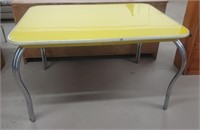 1970's Yellow Formica Table (READ BELOW)