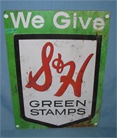 S and H Green Stamp retro style advertising sign
