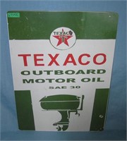 Texaco Outboard Motor Oil retro style advertising