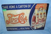 Pepsi Cola retro style advertising sign