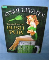 O'Sullivann Irish Pub retro style advertising sign