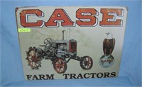 Case Farm Tractors retro style advertising sign