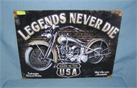 Legends never die made in the USA retro style adve